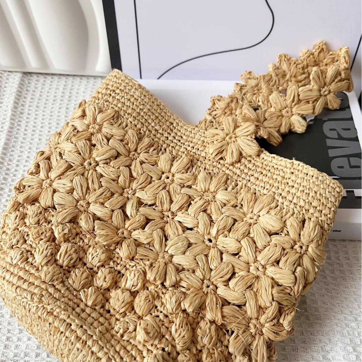 Kadınlar İçin Yazlık Rafya Örg - Crochet Bag Raffia incelemesi ve fiyatı