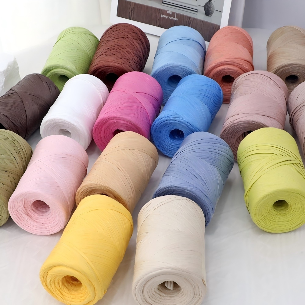 150m DIY Doğal Kağıt Rafya İpl - Crochet Bag Raffia incelemesi ve fiyatı