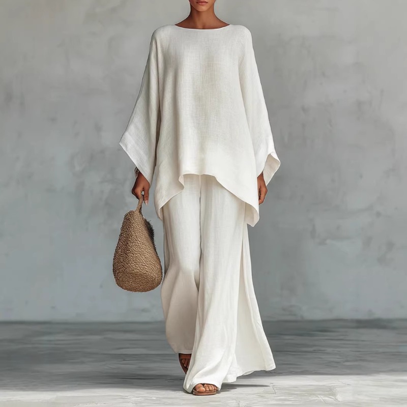 Bahar Yeni Moda Keten Gevşek U - Linen Pant Wide incelemesi ve fiyatı