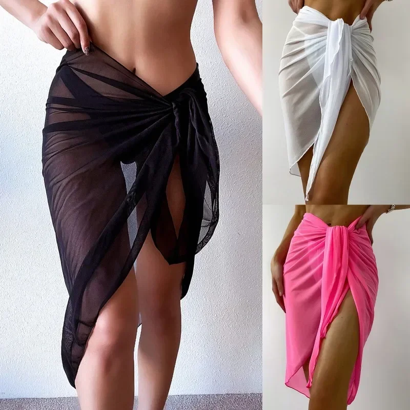 Yaz Plaj Elbise Wrap Şeffaf Wr - Cover Up Kaftan incelemesi ve fiyatı